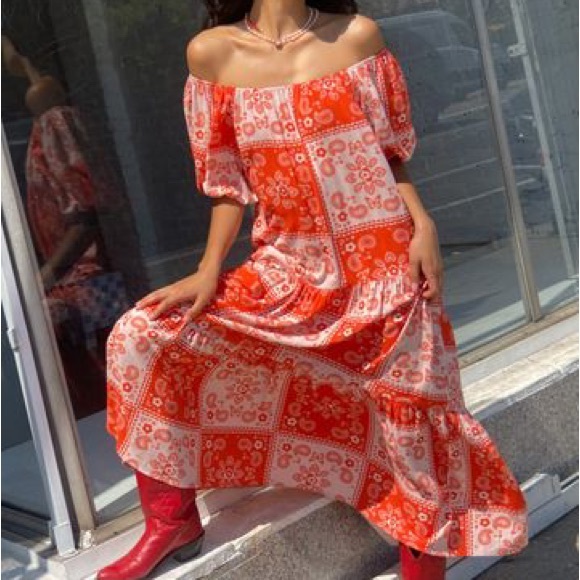 Lisa Says Gah Dresses & Skirts - Lisa Says Gah! Joni Maxi in Bandana Print